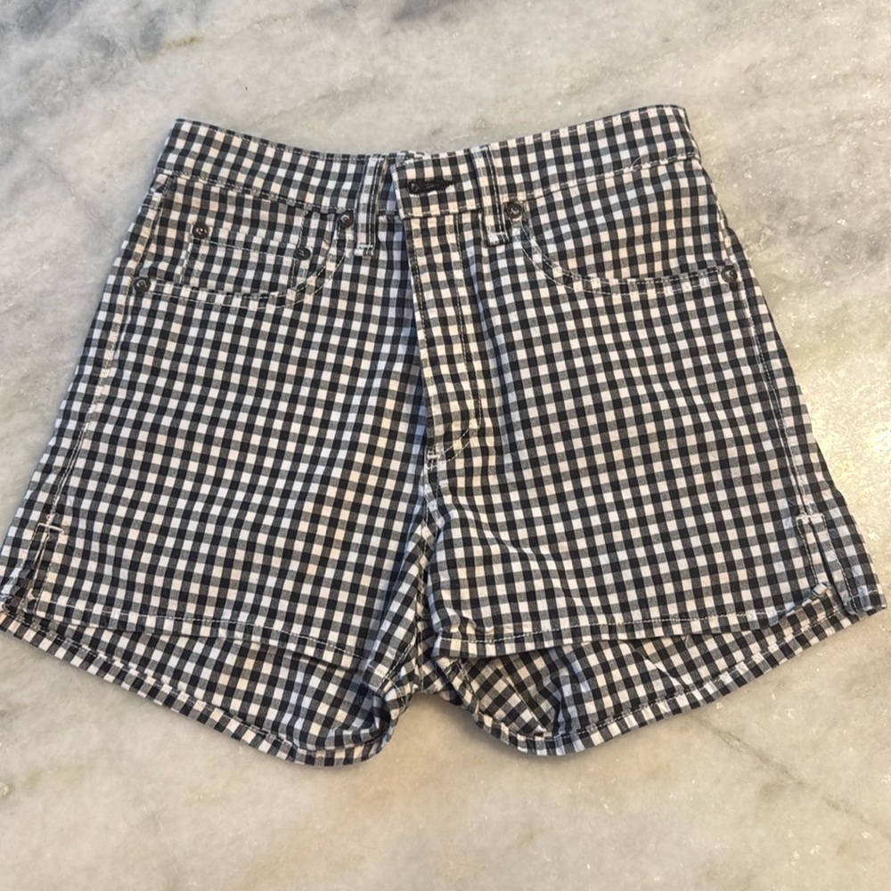 Gingham rag&bone shorts